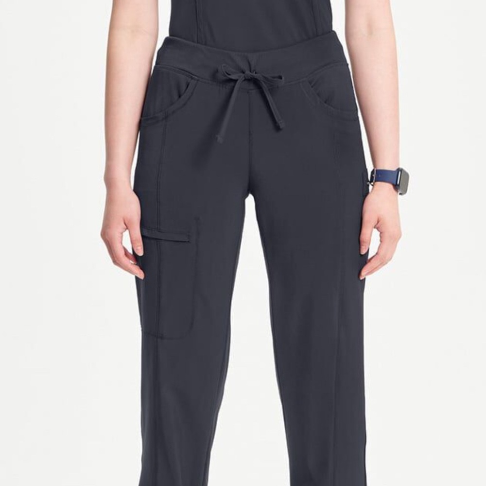 Cherokee Infinity Black Drawstring Scrub Pants Wo… - image 1